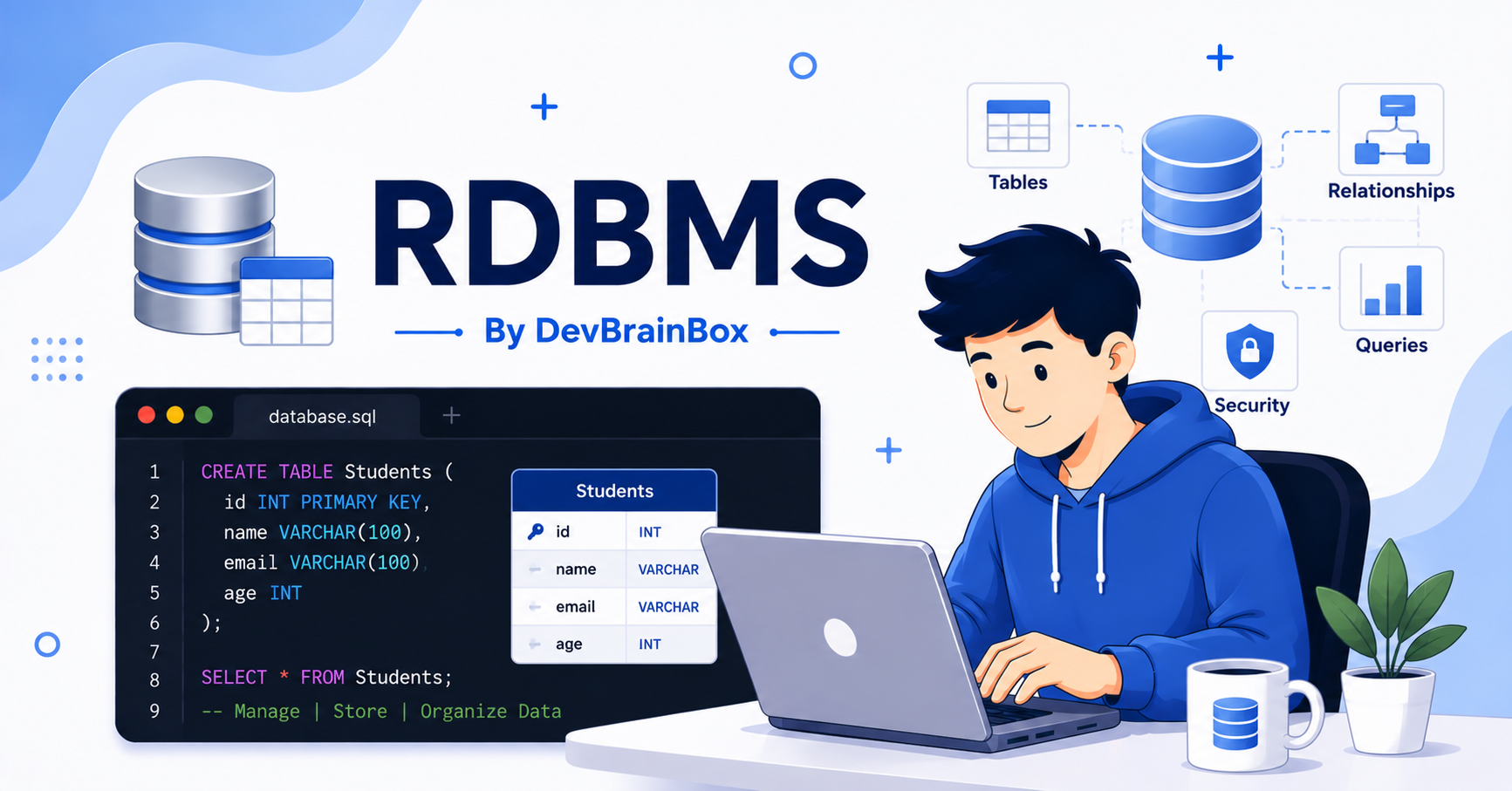 RDBMS introduction banner